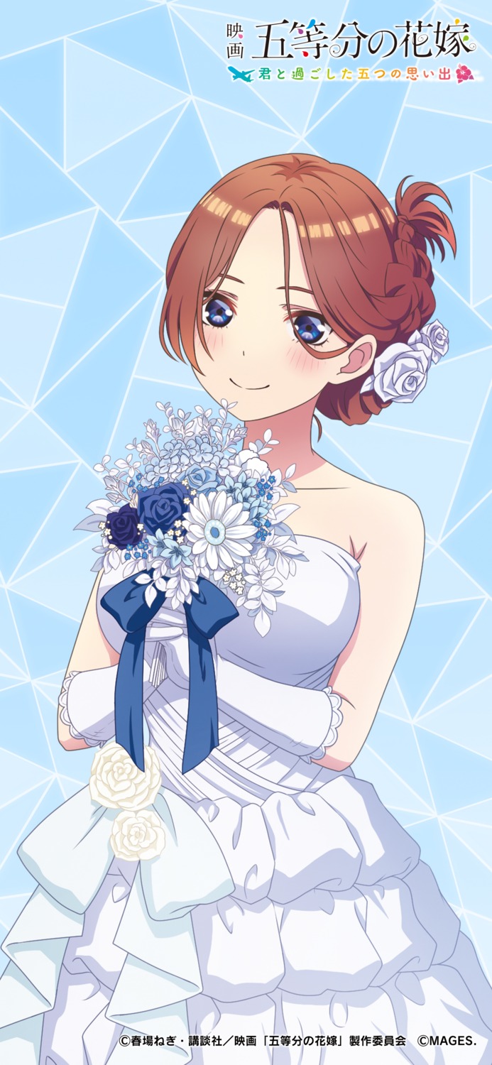 5-toubun_no_hanayome dress nakano_miku tagme wedding_dress