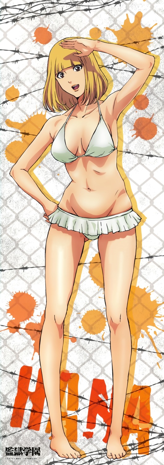 bikini cleavage midorikawa_hana prison_school swimsuits