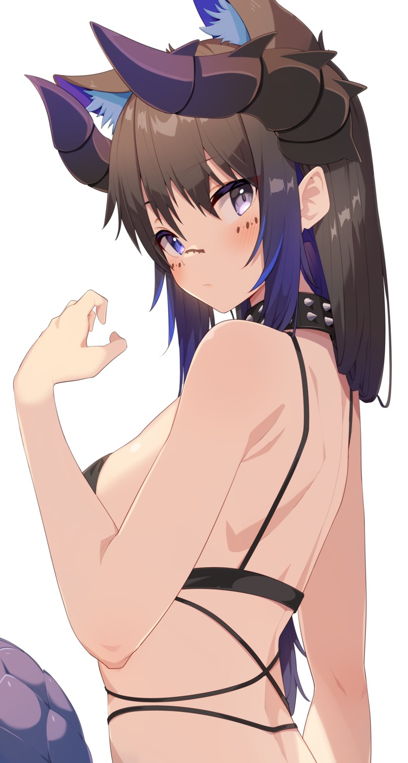 animal_ears bra horns jun_(aousa0328) qynoa tail vrchat