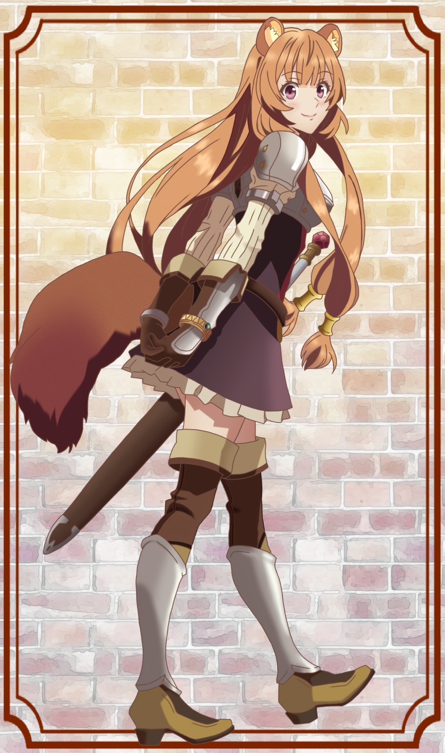 animal_ears armor heels raphtalia sword tagme tail tate_no_yuusha_no_nariagari thighhighs