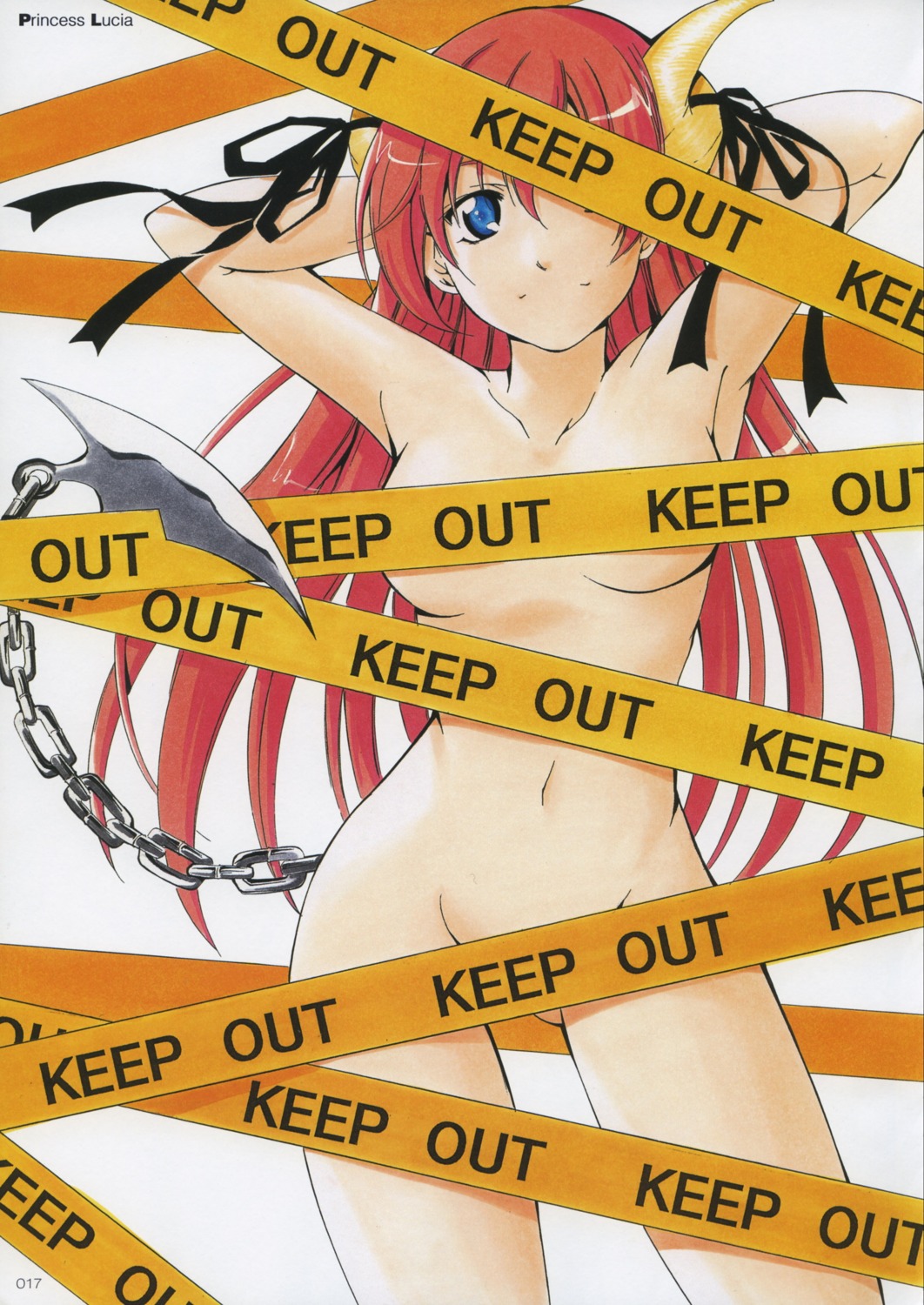 censored naked possible_duplicate princess_lucia seo_kouji tail weapon