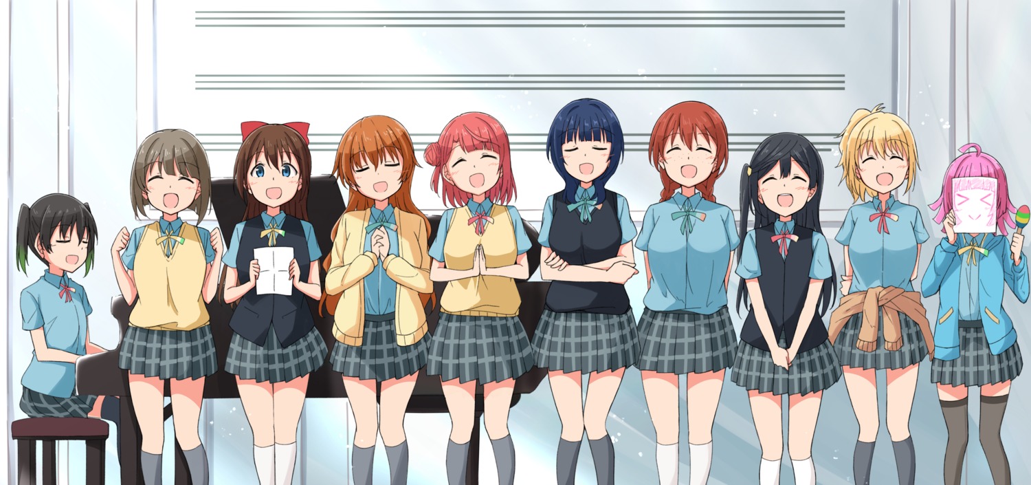 asaka_karin emma_verde konoe_kanata love_live!_nijigasaki_high_school_idol_club miyashita_ai nakasu_kasumi ousaka_shizuku seifuku seto_takashi sweater takasaki_yuu tennouji_rina thighhighs uehara_ayumu yuuki_setsuna