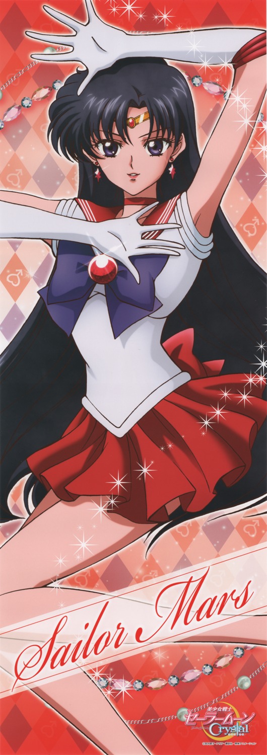 hino_rei sailor_moon sailor_moon_crystal sakou_yukie stick_poster