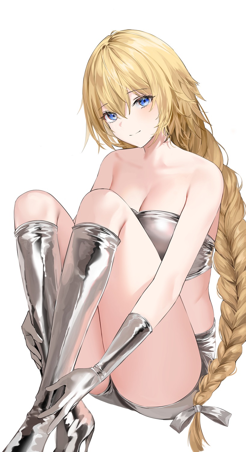 fate/apocrypha fate/grand_order fate/stay_night heels jeanne_d'arc jeanne_d'arc_(fate) lillly no_bra