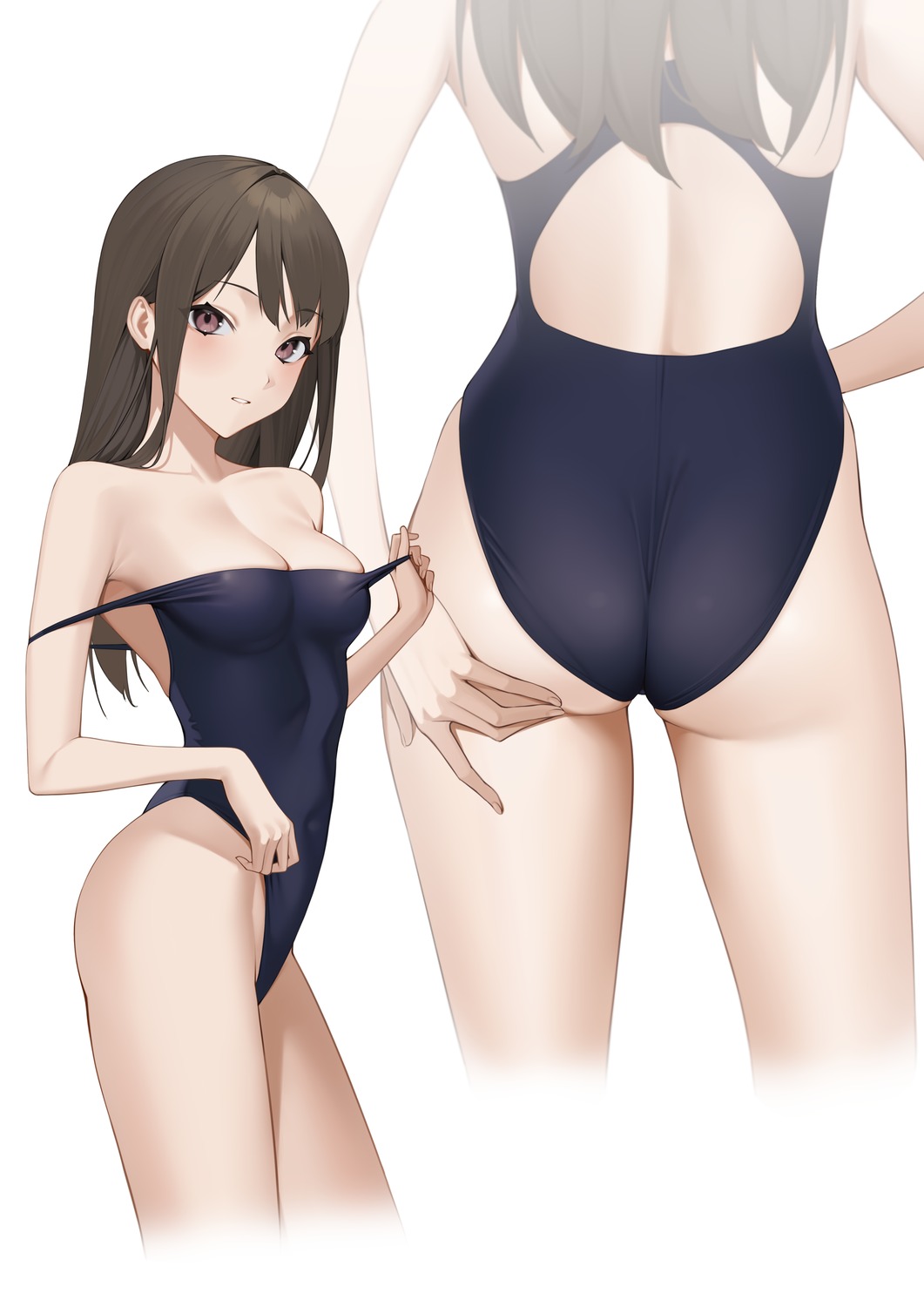 ass kuen_(kuennn12) swimsuits undressing