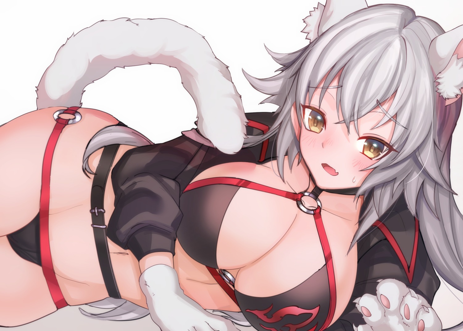 animal_ears bikini fate/grand_order grangrangao jeanne_d'arc jeanne_d'arc_(alter)_(fate) swimsuits tail