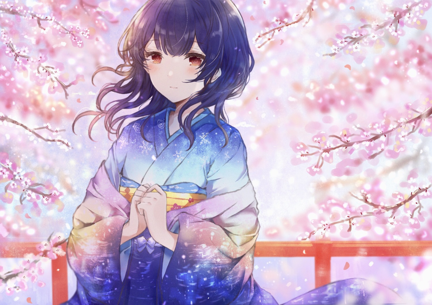 kimono morino_rinze namamake the_idolm@ster the_idolm@ster_shiny_colors