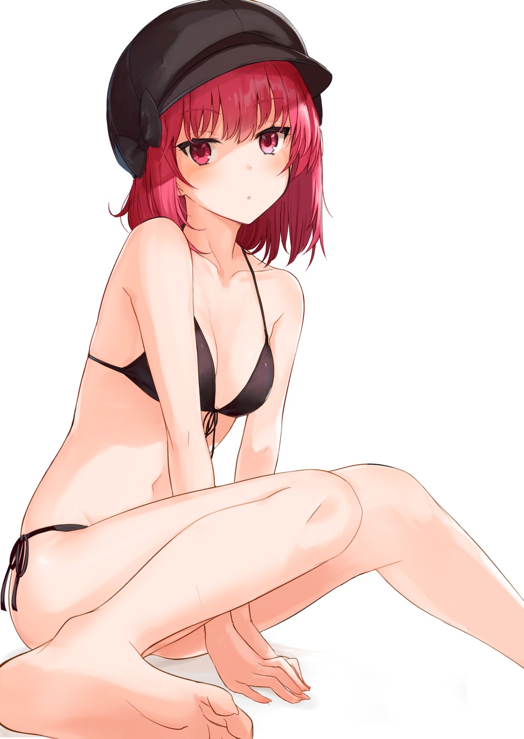 bikini cleavage feet miruto_netsuki swimsuits