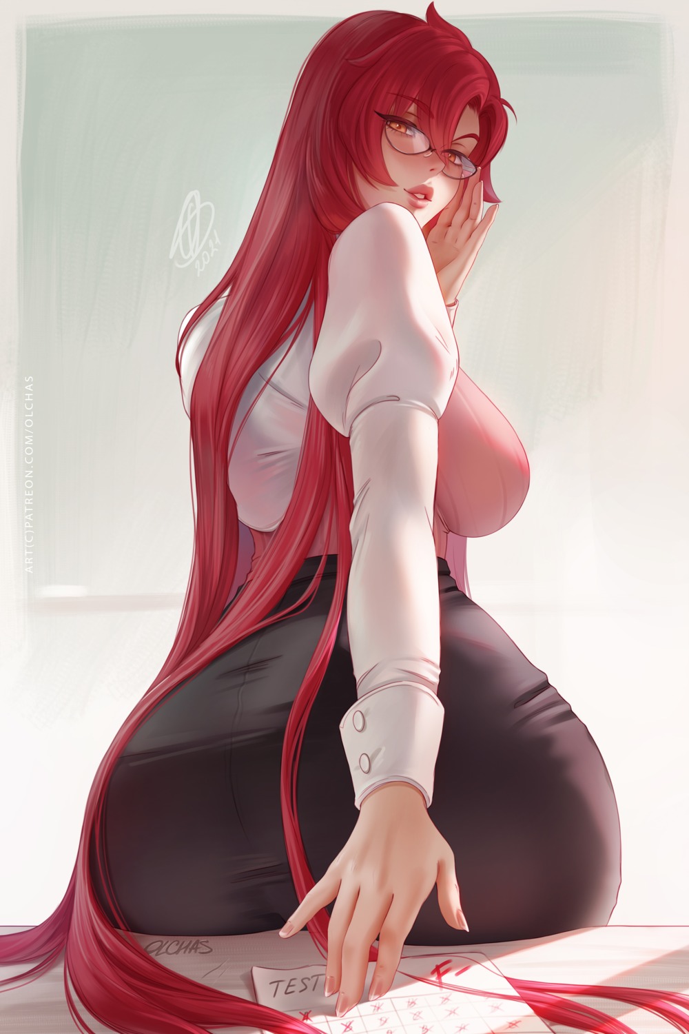 ass megane olchas tengen_toppa_gurren_lagann yoko