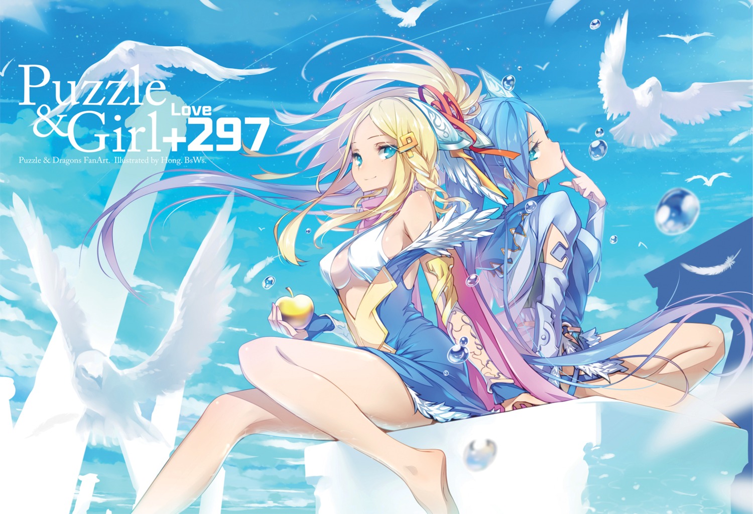 hong_(white_spider) idunn_(puzzle_&_dragons) idunna_(puzzle_&_dragons) puzzle_&_dragons