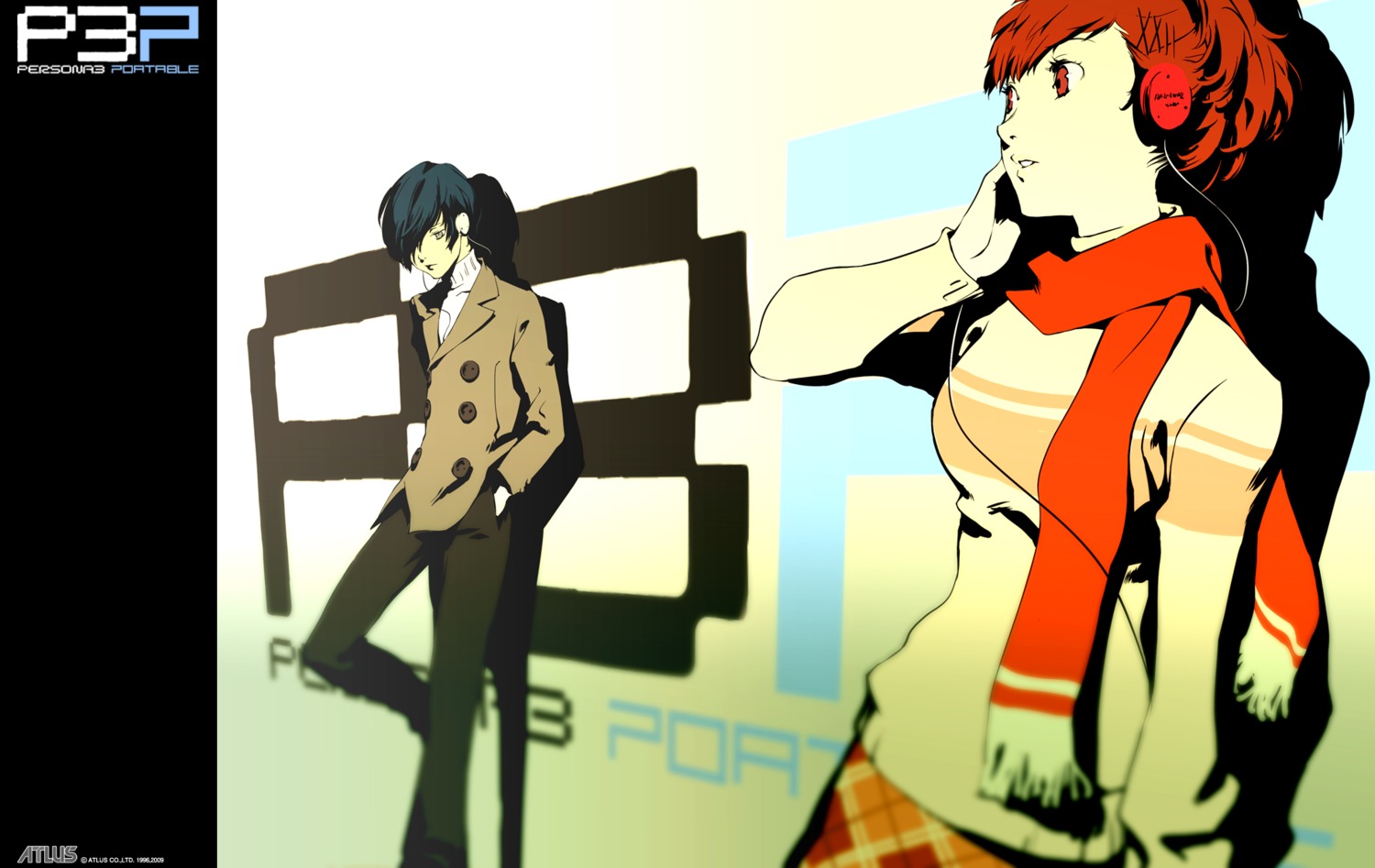 arisato_minato female_protagonist_(p3) megaten persona persona_3 soejima_shigenori wallpaper