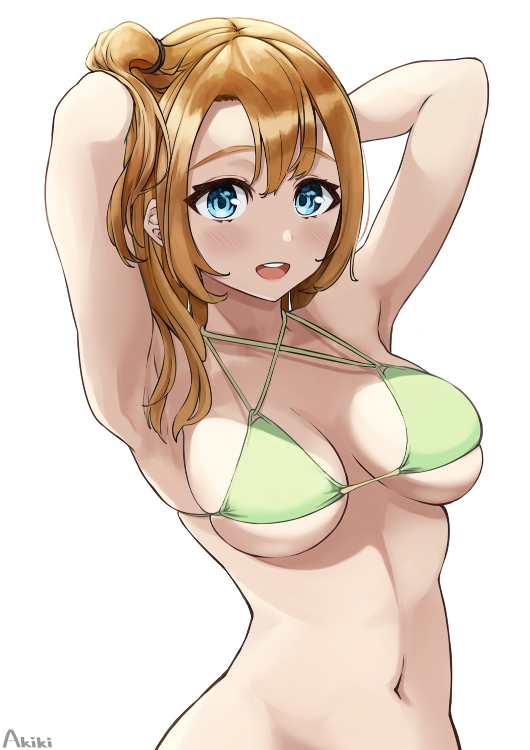 akiki bikini_top kousaka_honoka love_live! swimsuits