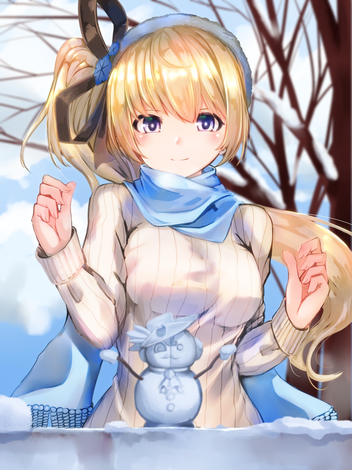 ekusera shironeko_project sophie_(shironeko_project) sweater