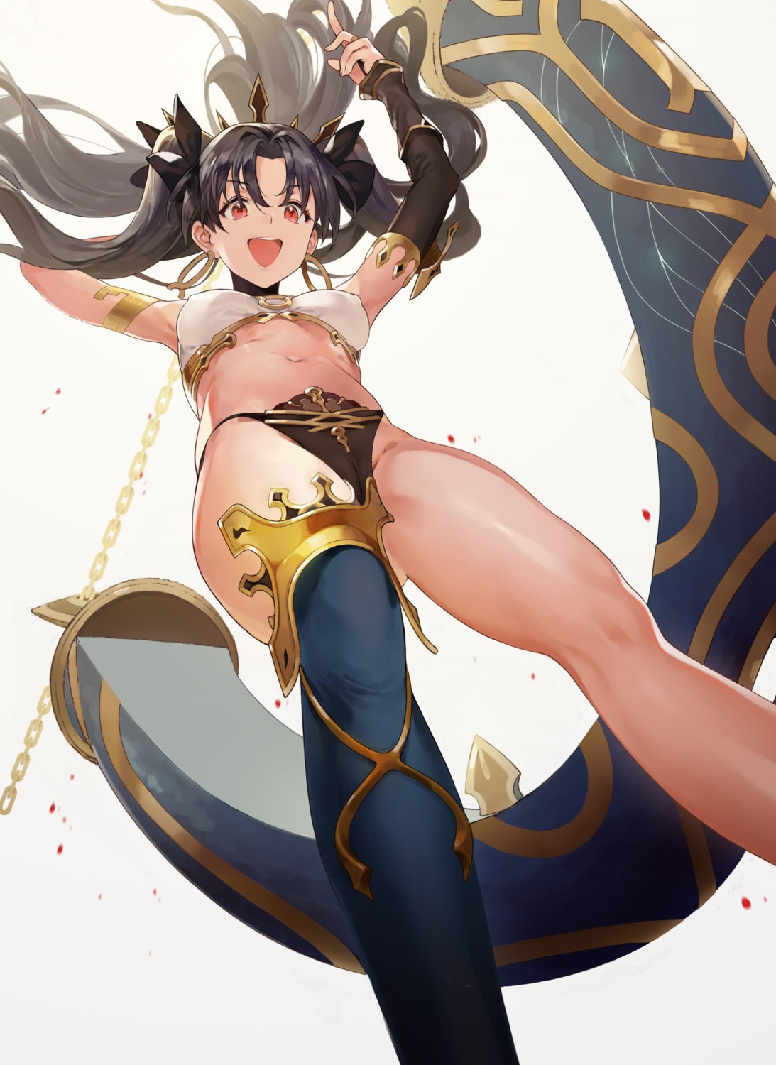 bikini_armor erect_nipples fate/grand_order ishtar_(fate/grand_order) naka_akira thighhighs