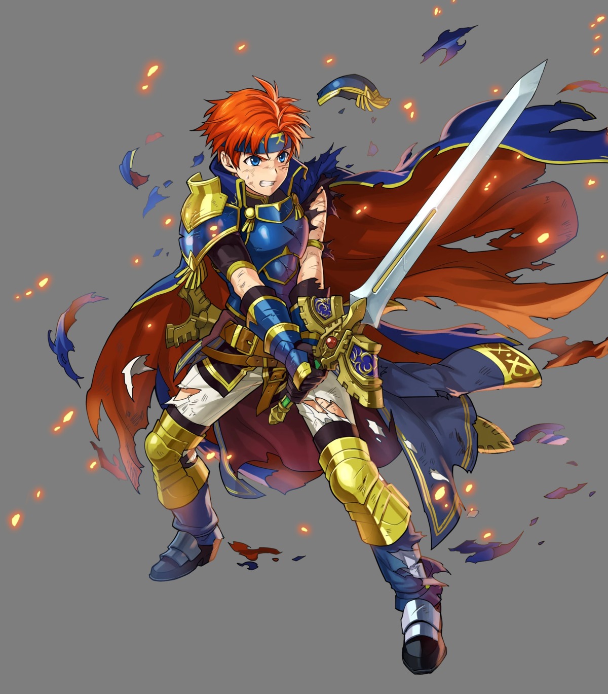 duplicate fire_emblem fire_emblem:_rekka_no_ken fire_emblem_heroes meka_(otari7902) nintendo roy sword torn_clothes transparent_png