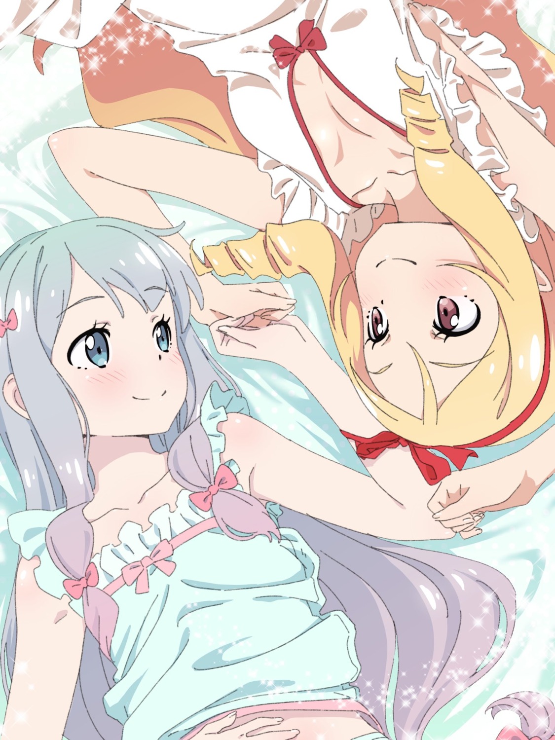 cleavage eromanga-sensei izumi_sagiri makicha pajama yamada_elf