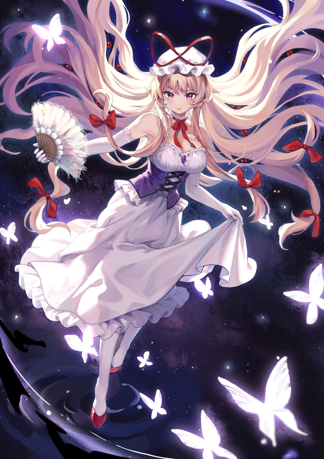 bzsk. no_bra touhou yakumo_yukari