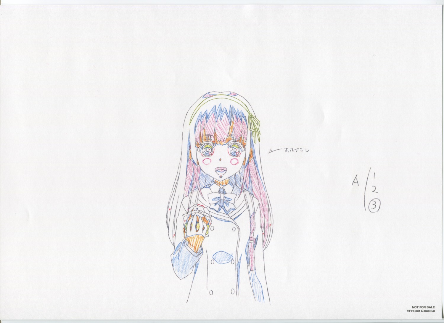 glass_no_hana_to_kowasu_sekai raw_scan sketch sumire_(garakowa)