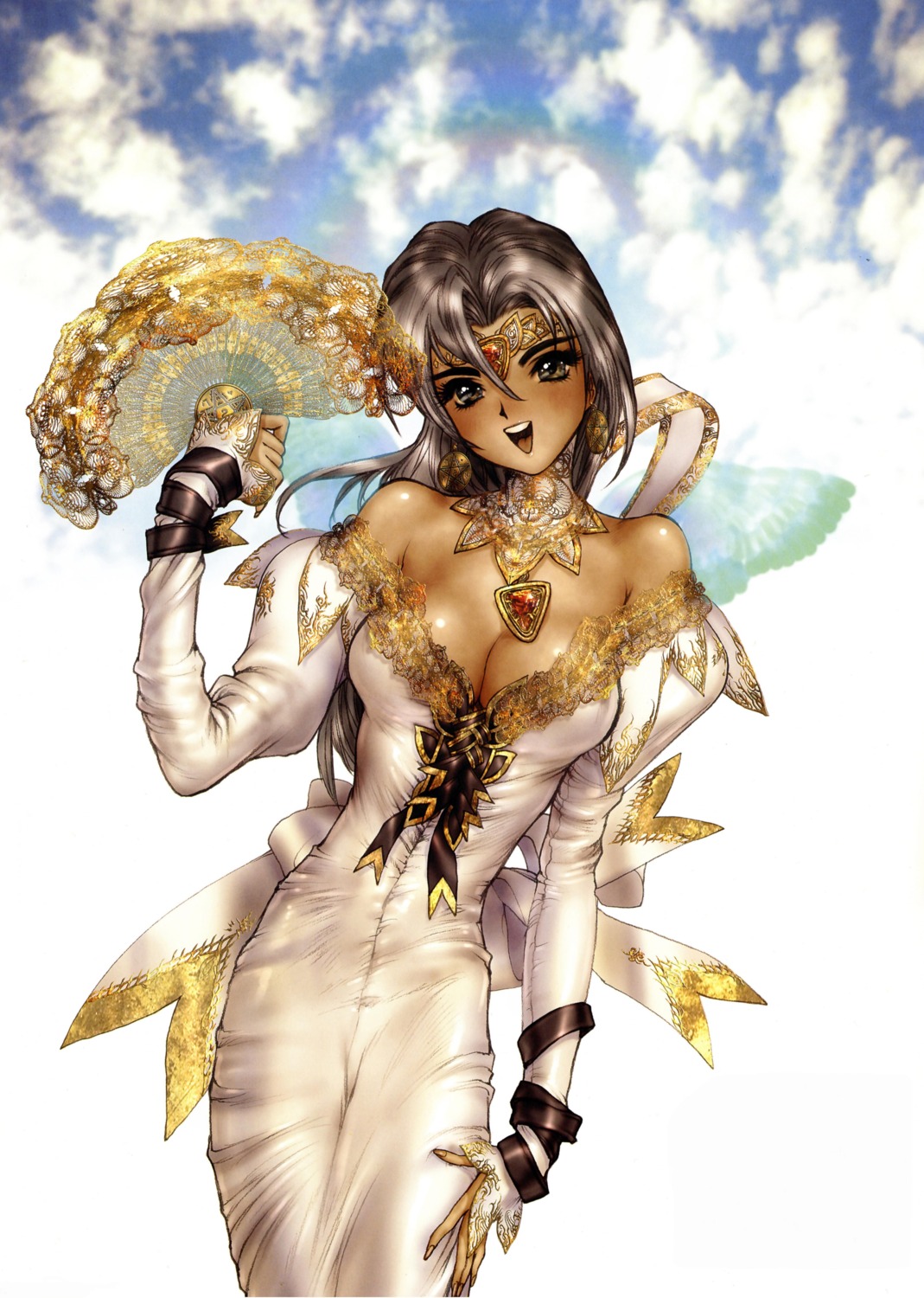 cleavage dress shirow_masamune