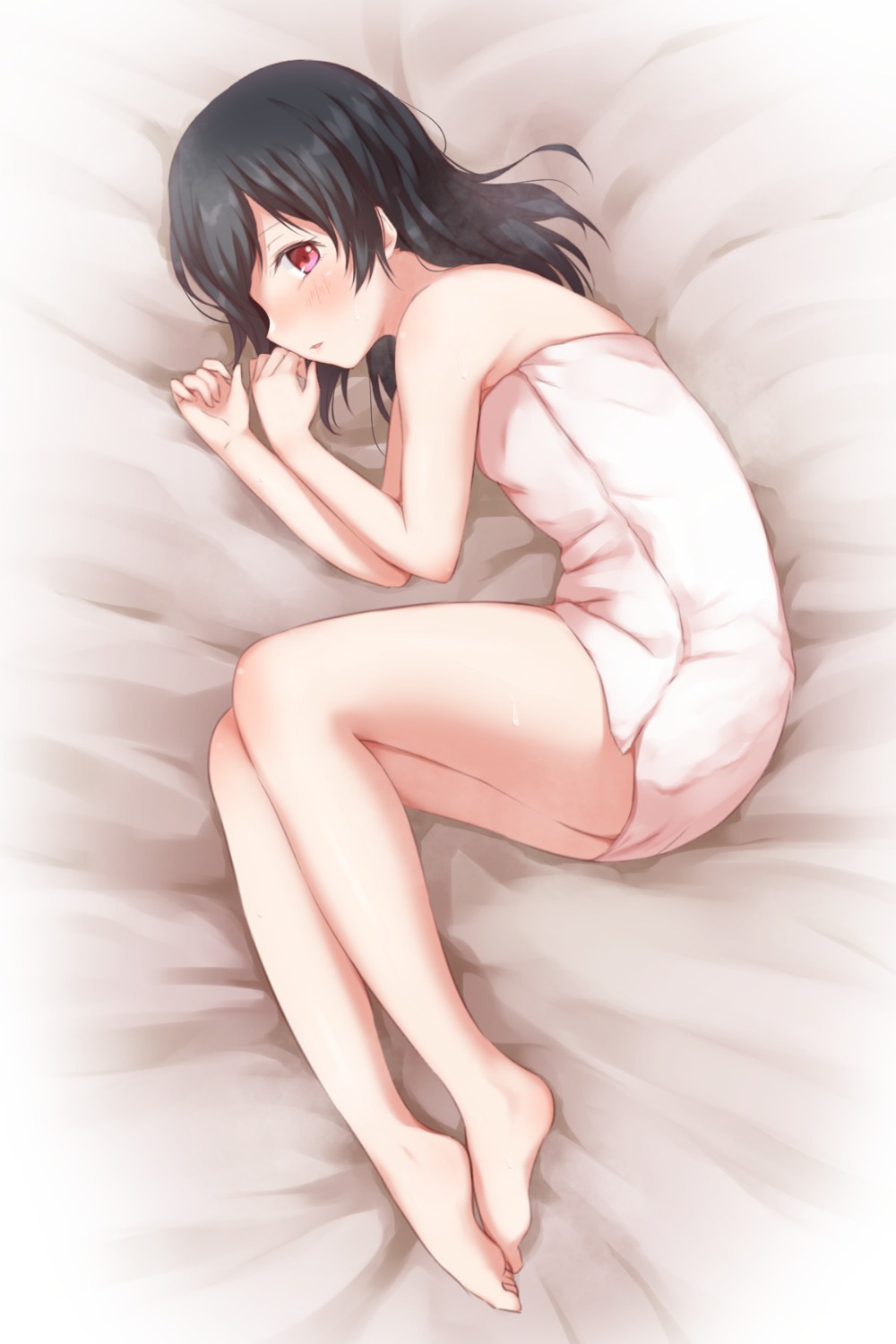 ass hitotsuki_no_yagi love_live! towel yazawa_nico