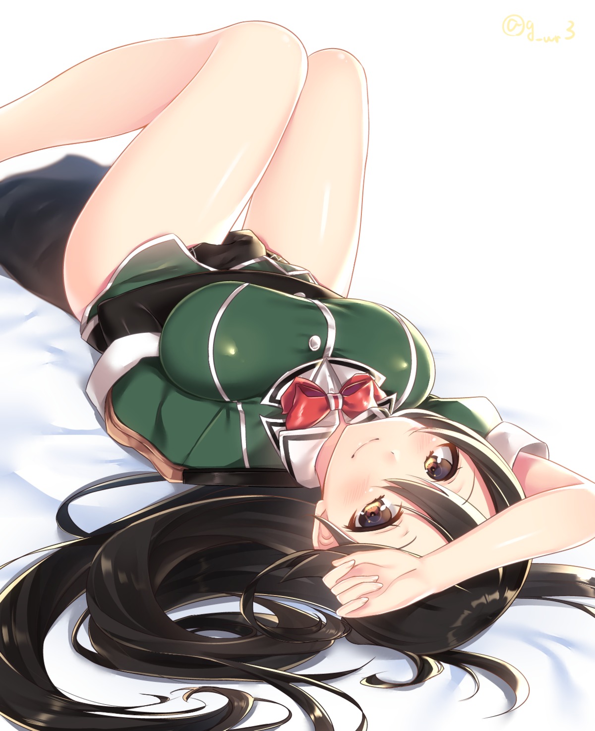 chikuma_(kancolle) jiiwara kantai_collection