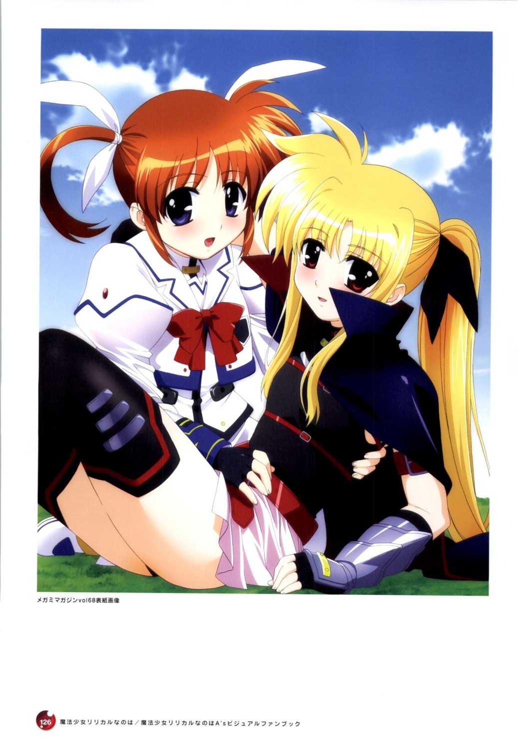 fate_testarossa mahou_shoujo_lyrical_nanoha okuda_yasuhiro takamachi_nanoha