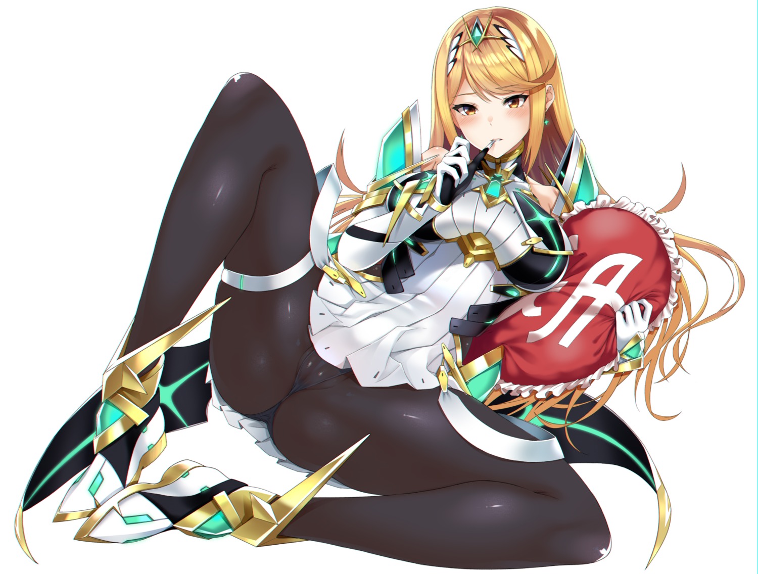 cameltoe enshin garter hikari_(xenoblade_2) pantsu pantyhose thong xenoblade xenoblade_chronicles_2