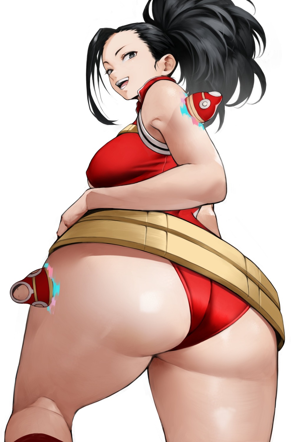 ass boku_no_hero_academia erect_nipples leotard yaoyorozu_momo yoshio_(55level)