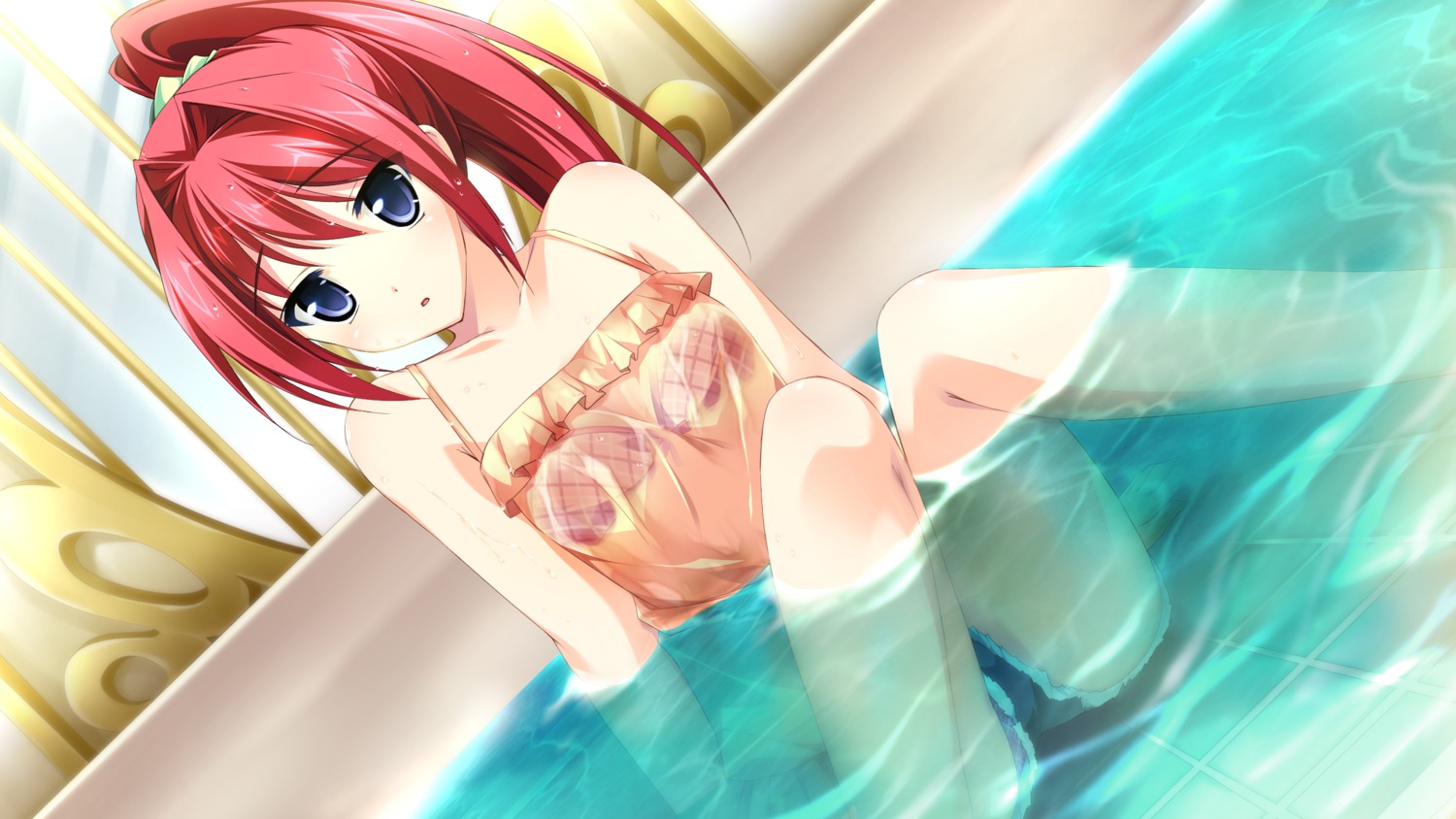 bathing bra ensemble_(company) game_cg kimishima_ao ootori_rena otome_ga_tsumugu_koi_no_canvas pantsu see_through wet wet_clothes