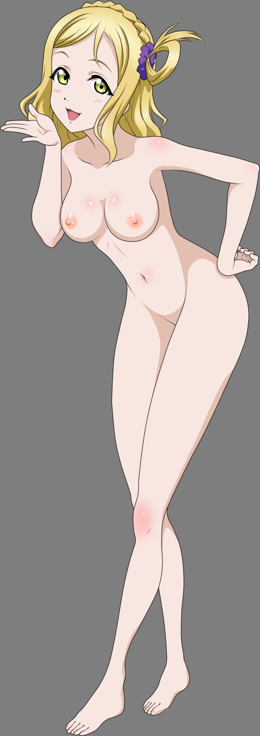 love_live!_sunshine!! naked nipples ohara_mari transparent_png vector_trace