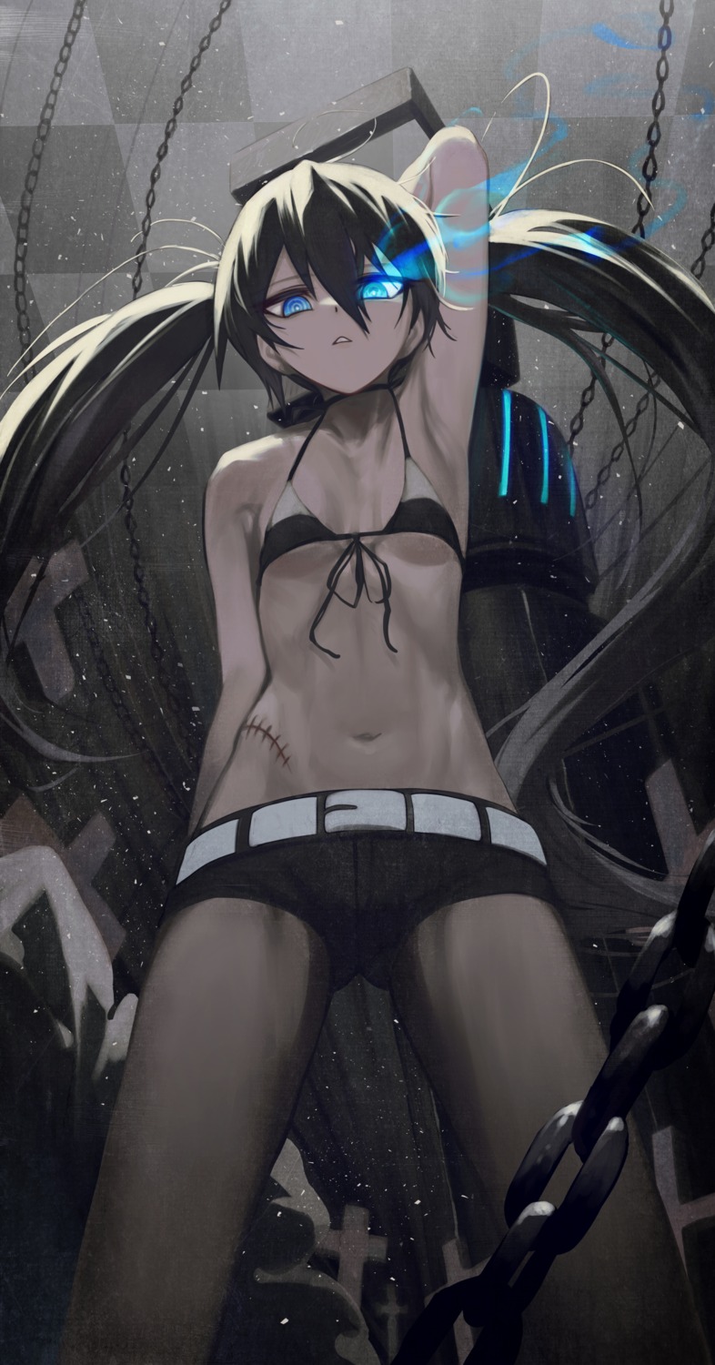 bikini_top black_rock_shooter black_rock_shooter_(character) swimsuits torriet