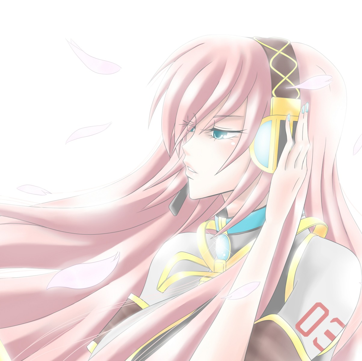 harakuro headphones megurine_luka vocaloid