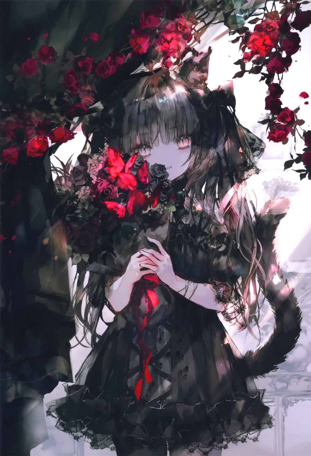 animal_ears gothic_lolita lolita_fashion nekomimi onineko possible_duplicate tail