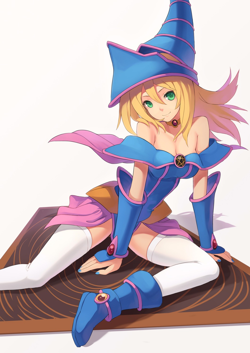 dark_magician_girl thighhighs yugioh zengxianxin