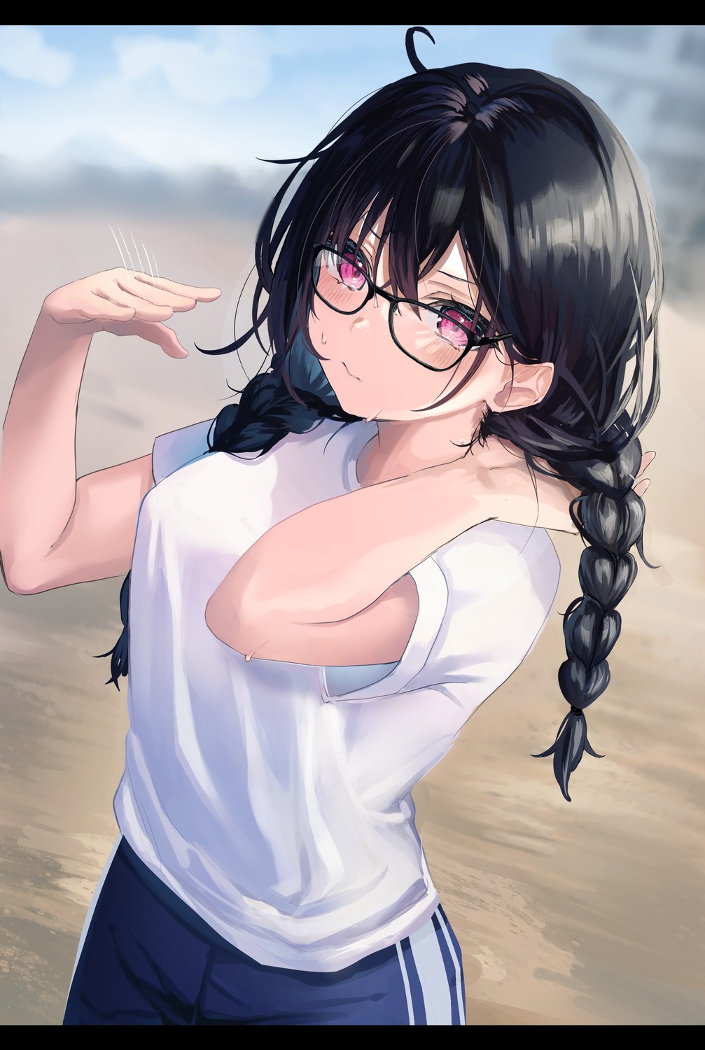 artist_revision gym_uniform megane yufou