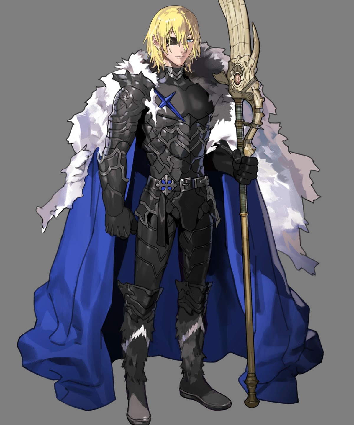 armor dimitri duplicate eyepatch fire_emblem fire_emblem_heroes fire_emblem_three_houses kurahana_chinatsu nintendo weapon