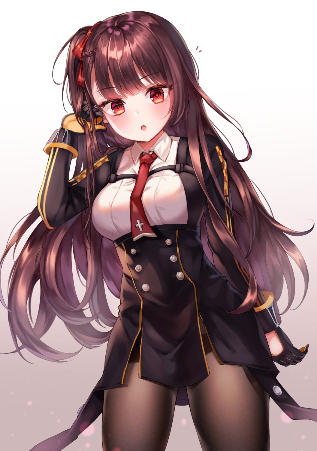 girls_frontline pantyhose uniform wa2000_(girls_frontline) yam_(dr_yammy)