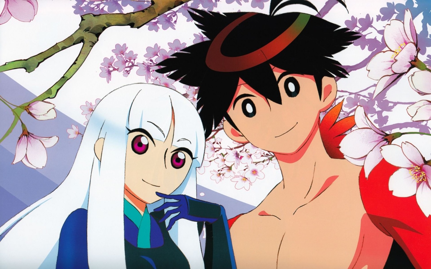 katanagatari mataga_daisuke togame wallpaper yasuri_shichika