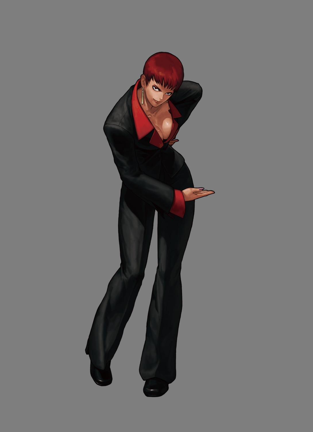 cleavage eisuke_ogura king_of_fighters king_of_fighters_xiii no_bra snk transparent_png vice