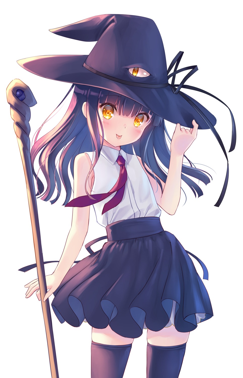 na-ga thighhighs weapon witch