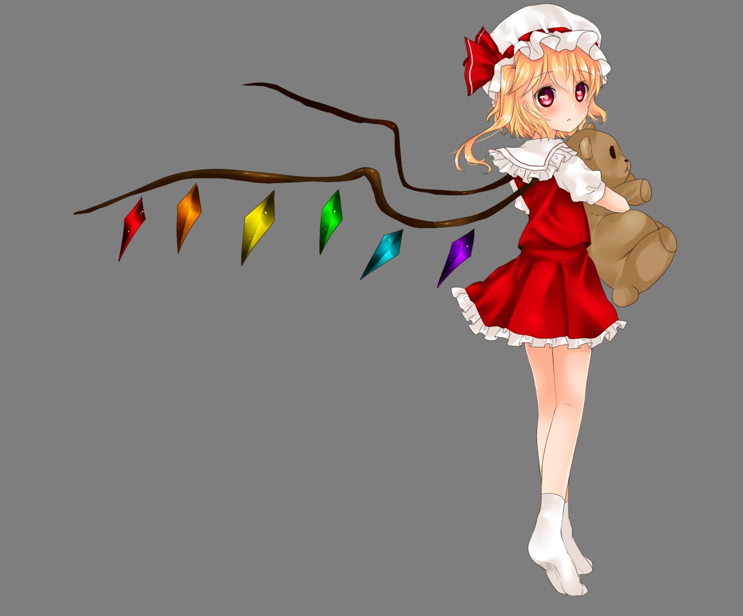 flandre_scarlet koyashaka touhou transparent_png wings