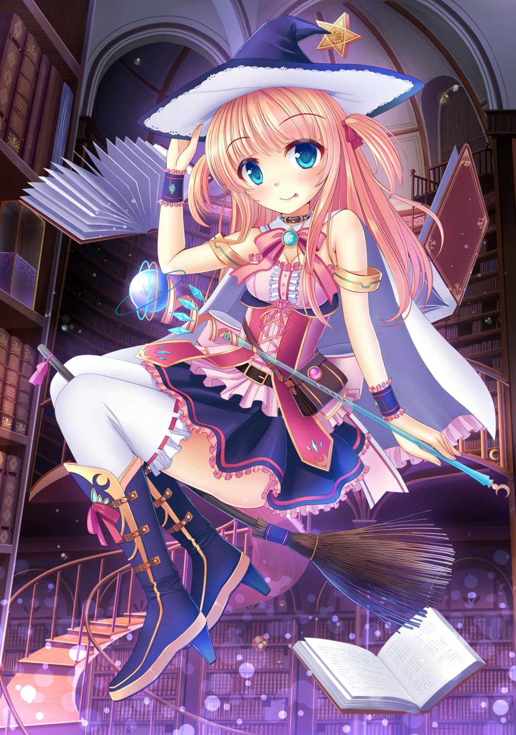 dress heels million_arthur_irakon_ken million_arthur_irakon_ma thighhighs umitonakai weapon witch