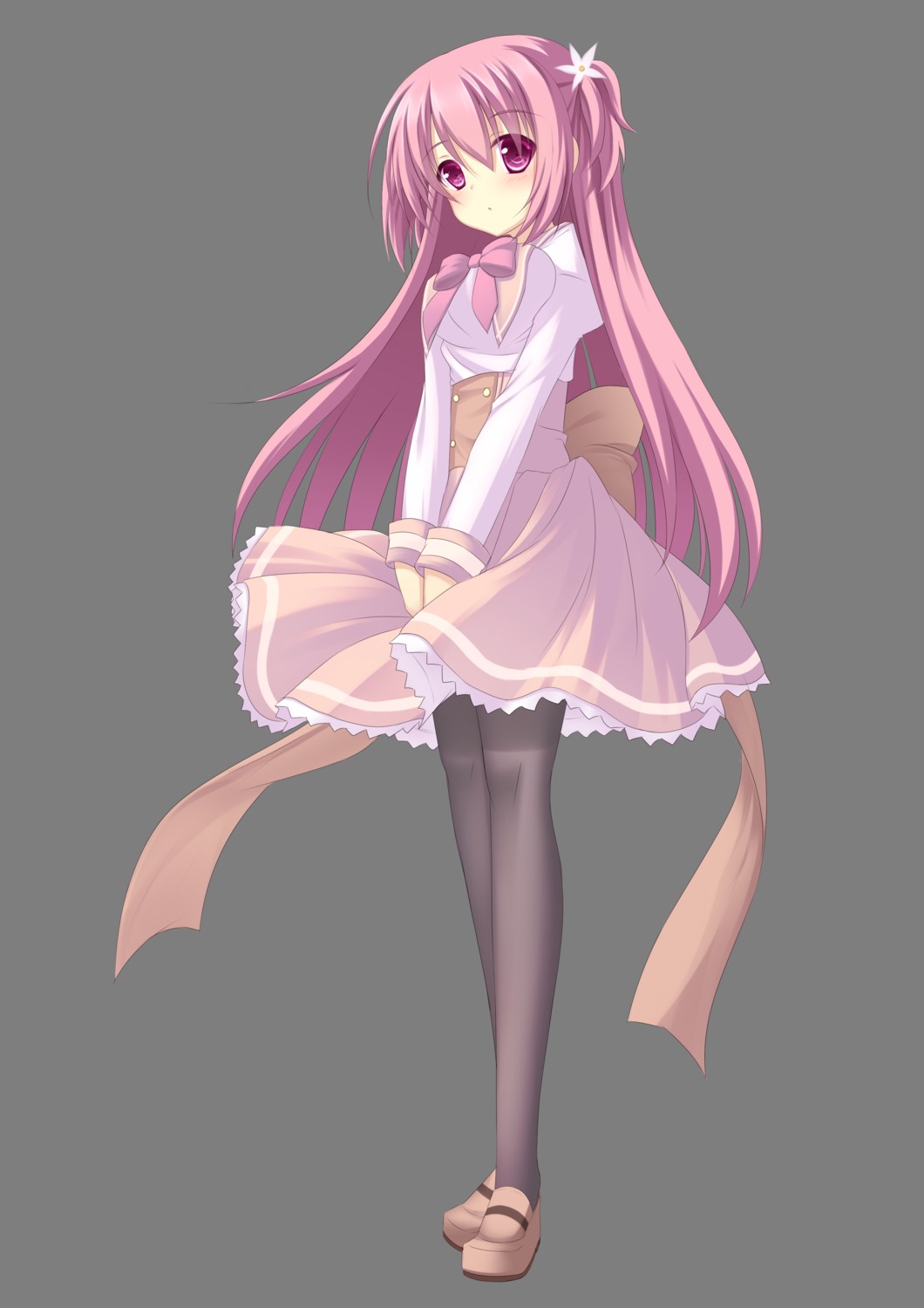 pantyhose sasakura_momizi seifuku transparent_png