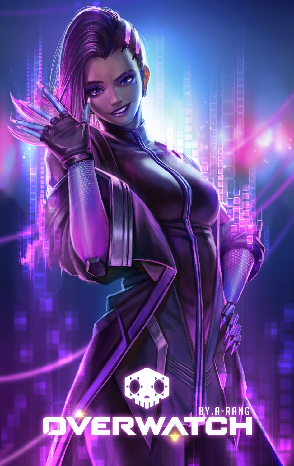 bodysuit overwatch sombra taekwon_kim