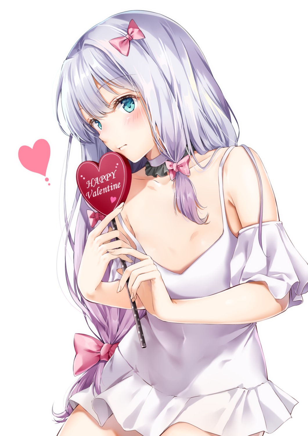 dress eromanga-sensei izumi_sagiri no_bra valentine yoshida_iyo