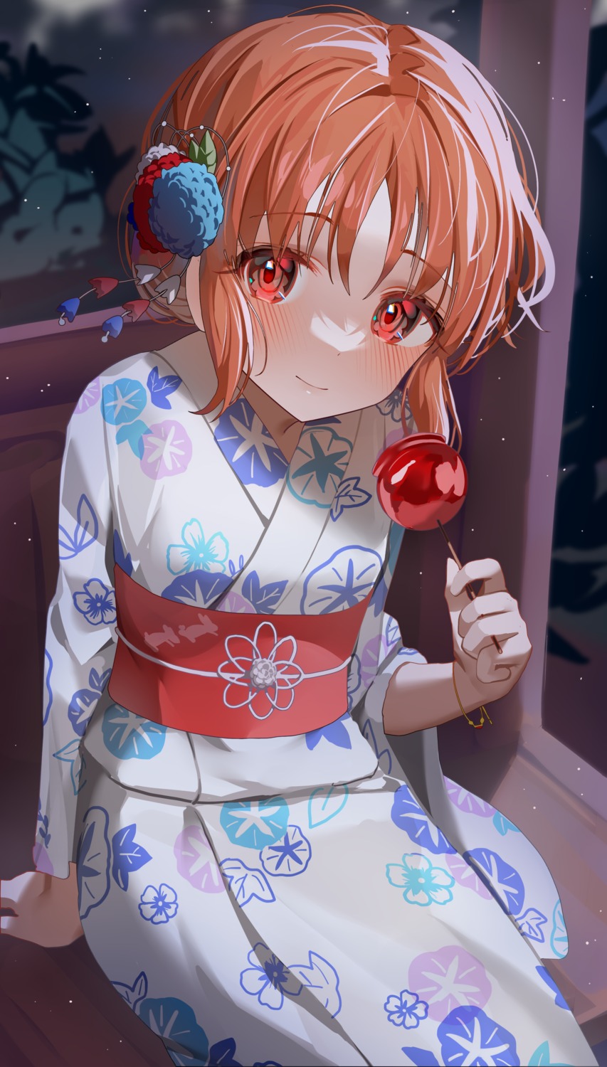 abe_nana ningen_mame the_idolm@ster the_idolm@ster_cinderella_girls yukata