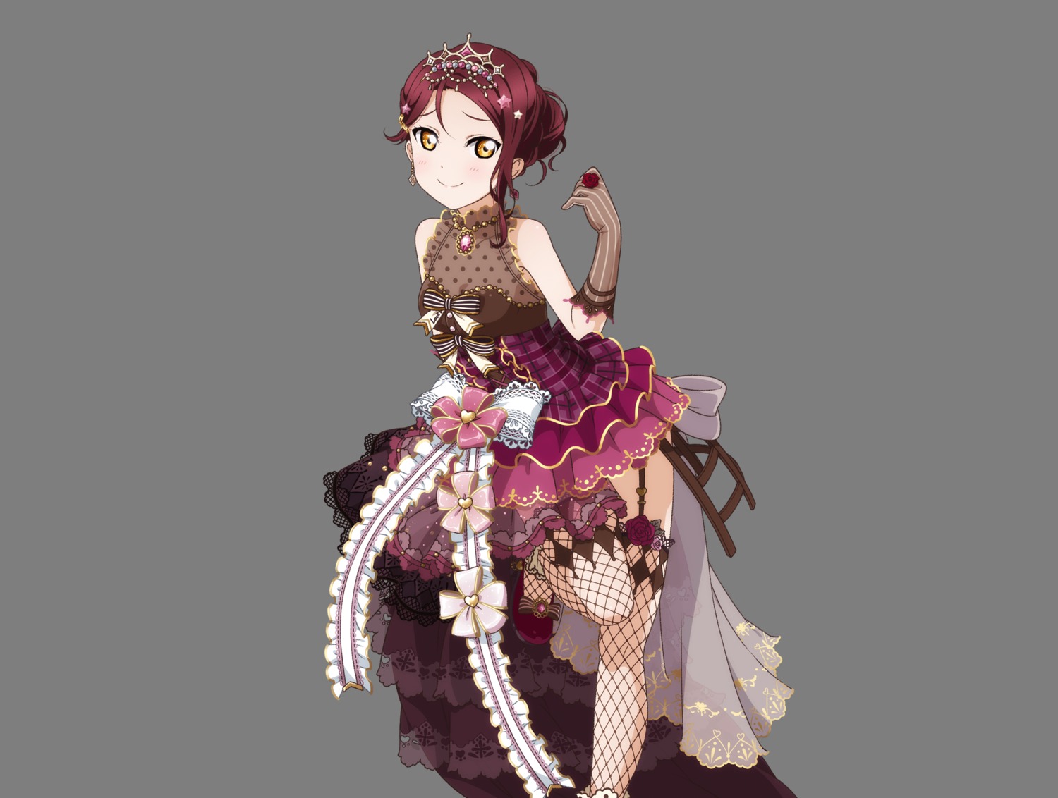 dress fishnets love_live!_sunshine!! sakurauchi_riko stockings tagme thighhighs transparent_png