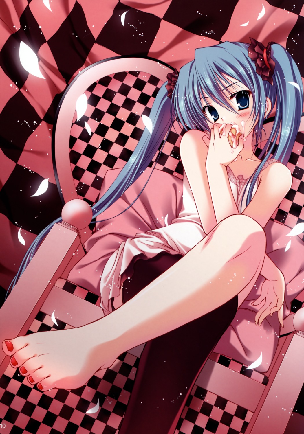 densuke. hatsune_miku tanihara_natsuki vocaloid world_is_mine_(vocaloid)