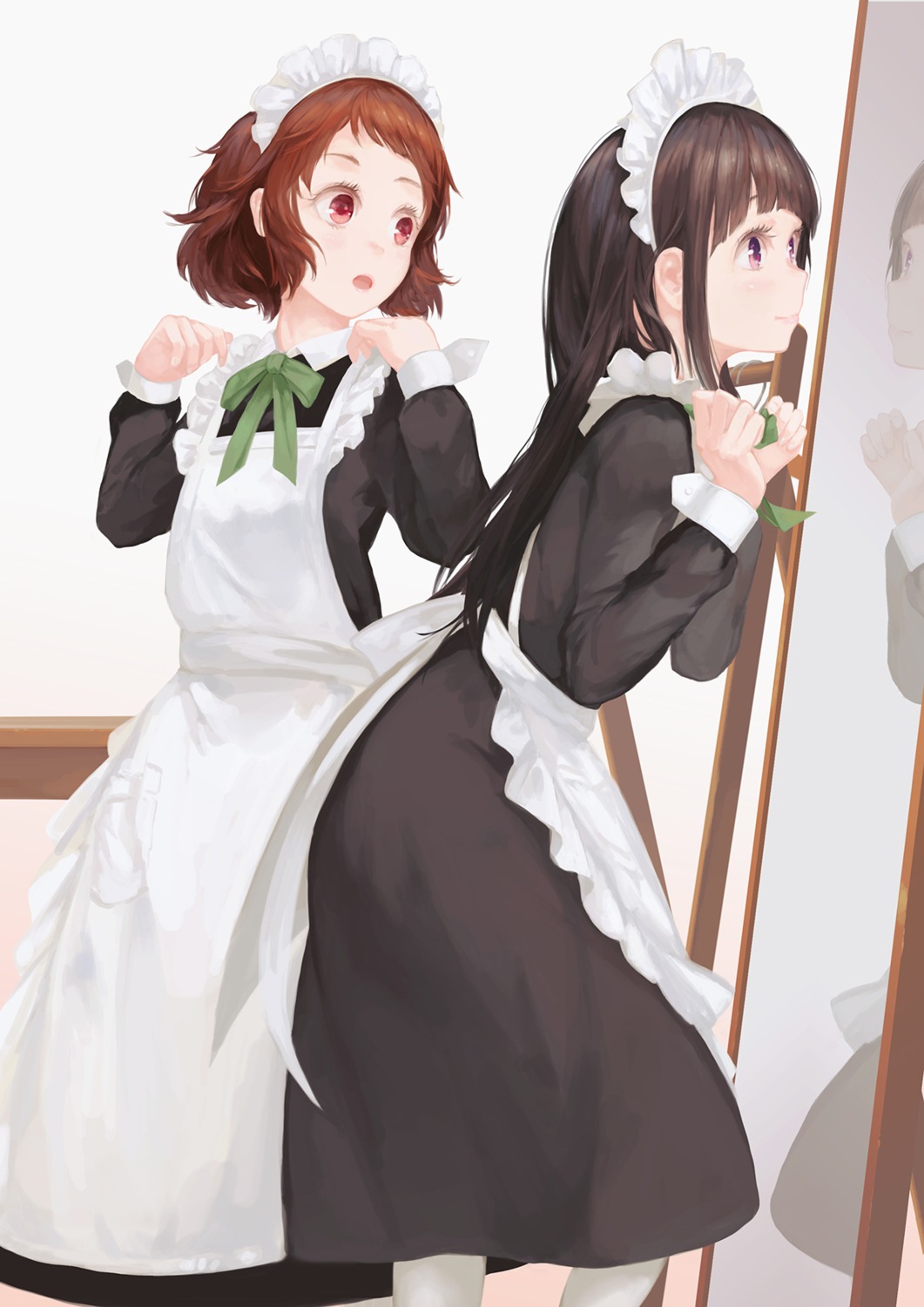 chitanda_eru hyouka ibara_mayaka jq maid