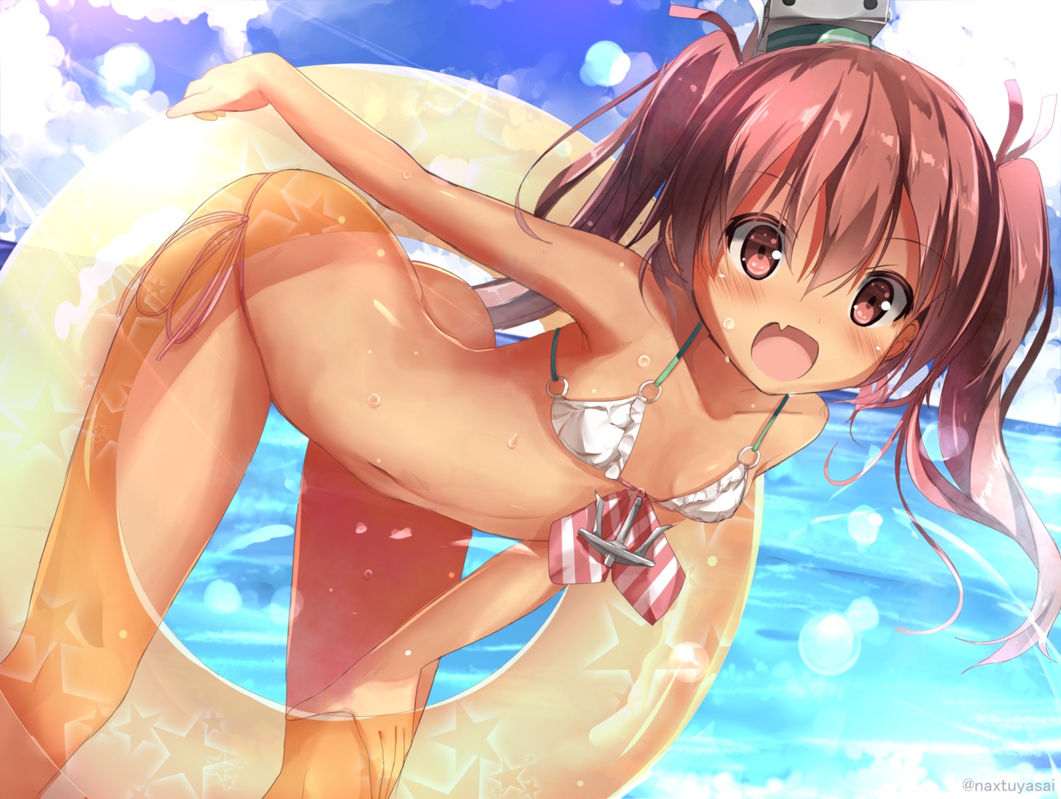 bikini kantai_collection libeccio_(kancolle) swimsuits yonjyuugo